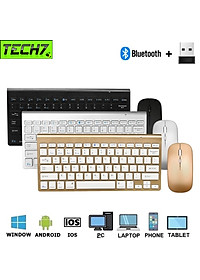 Bộ Bàn phím không dây mini K908 - đa kết nối bluetooth 5.0 + Usb wireless 2.4G cho máy tính laptop điện thoại