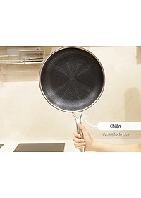 Chảo chiên iNox Blackcube Imat 30cm