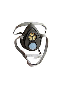 Bộ mặt nạ lọc hơi khói hàn và bụi vô cơ 3100 kèm 10 tấm lọc bụi 1744 và 1 nắp giữ 1700 3M