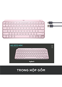 Bàn phím không dây Bluetooth Logitech MX Keys Mini - Hàng Chính Hãng