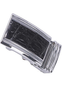 Đầu Khóa Da Cá Sấu 4 Phân Đầu Trắng Huy Hoàng HT9217 - Đen