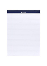 Sổ Legal Pad 40 Trang - Oxford A10 - Màu Trắng