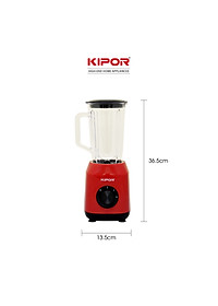 Máy xay sinh tố KIPOR KP-S306  - Lưỡi thép chống ăn mòn siêu bền - Tặng kèm 3 cối 0,2L, 0,5L, 1,5L - Tự ngắt chống quá tải - Hàng chính hãng