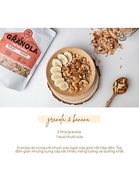 Granola ăn kiêng yến mạch 5 loại hạt DK Harvest - Vị truyền thống, Hỗ trợ giảm cân, Ăn kiêng, Eatclean, Tạp gym - Túi 500g