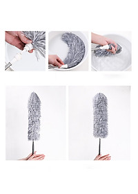 Chổi Quét Trần Nhà, Chổi Phất Trần Có Cán Điều Chỉnh Độ Dài Tới 2,8m Quét Mạng Nhện, Lau Chùi Bụi Bẩn Trên Cao Amalife