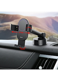 Gía đỡ điện thoại gắn taplo hoặc kính lái ô tô nhãn hiệu Baseus SUYL-JY01 - Hàng Nhập Khẩu