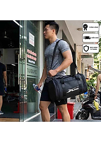 Túi Trống Đen Cao Cấp Thời Trang Xbags Xb 6001 – Ngăn Rộng, Ngăn Giày Riêng, Dây Đeo Êm Ái, Tiện Lợi Cho Du Lịch, Gym, Yoga!