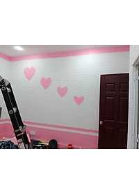 Xốp dán tường giả gạch loại dầy khổ lớn 70 x 77 cm