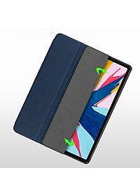 Case Bao da chống sốc mặt lưng canvas cho iPad Pro 11 2022 chip M2 / 2021 chip M1 / 2020 hiệu Mutural Yashi Series (có ngăn đựng bút, thiết kế tản nhiệt, cơ chế smartsleep) - hàng nhập khẩu