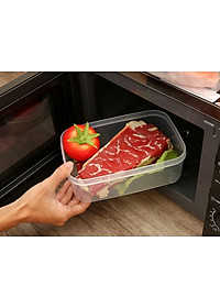 Bộ 6 hộp thực phẩm chữ nhật Hokkaido 500-750-1000-1500-2000-2500ml