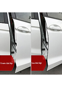 Gioăng cao su, nẹp viền cửa chữ U lõi thép PHUS chống va đập, cách âm, chống ồn cao cấp dài 5m 