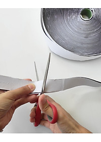 Miếng dán xé có keo bản 2.5cm, velcro tape/ khóa nhám (1 set)