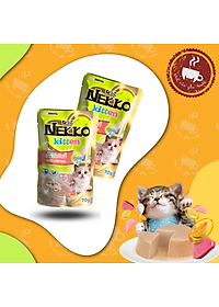 Pate NEKKO Kitten creamy cho mèo con - dành cho Mèo con từ 1-12 tháng tuổi 70g (vị mới)