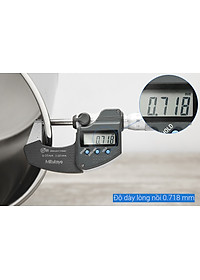 Bộ nồi và chảo chống dính vân đá inox 304 cao cấp Fivestar Plus 5 món nắp kính , tặng 1 vá canh