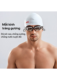 kính bơi người lớn mắt tráng gương YUKE - E770, chống tia UV400, chống nước, chống mờ(Tặng Kèm Hộp)
