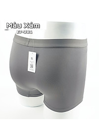 Quần lót nam Boxer thun co giãn 4 chiều, lưng thun nhỏ, công nghệ thoáng khí - màu Xám