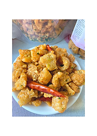 Tóp Mỡ Thịt Liền Da Sốt Mắm Tỏi VietTin Mart