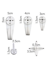 Combo 10 Đinh Ghim Tường Treo Tranh, Khung Ảnh, Đồ Vật KUNBE Không Cần Khoan Đục, Móc Treo Tranh Gắn Tường Siêu Chắc Đủ Kích Thước