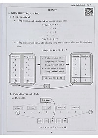 Combo Sách - Bài tập tuần Toán 2 tập 1 + 2