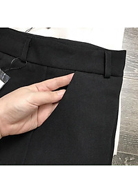 Quần suông ống rộng có khóa kéo, siêu xinh, culottes nữ mặc chân dài như siêu mẫu