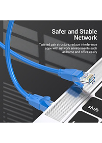 Dây mạng bấm sẵn 2 đầu Cat6 UTP Patch Cords VENTION dài 1.5m đến 5m - Hàng chính hãng