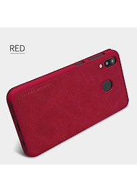 Bao Da Da Bò Cho Samsung Galaxy M20 hiệu Nillkin Qin Có Ngăn Đựng Thẻ - Hàng Chính Hãng