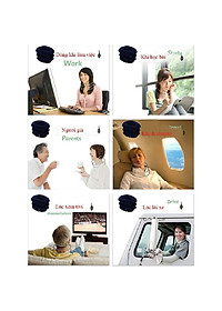 Đai Gối Hơi Kéo Giãn Đốt Sống Cổ Hỗ Trợ Giảm Đau Vai Cổ Gáy