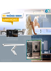Đèn LED chiếu gương cảm biến 8w chính hãng Rạng Đông Model: G04.PIR 8W