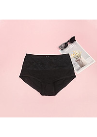 Quần Lót Nữ Cotton LUPERI LU3QL717 Phối Ren Cạp Cao Định Hình Eo Thon Gọn Chất Liệu Mềm Mịn Co Giãn Kháng Khuẩn Khử Mùi