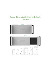Ugreen UG30283LP120TK Màu Đen Giá Kẹp điện thoại trên khe thông gió ô tô - HÀNG CHÍNH HÃNG