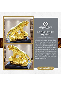 Tượng Hổ phong thủy mạ vàng – 12CGH