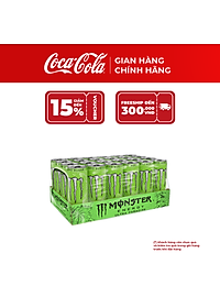 [SALE 15.12] Lốc 24 Lon Monster Energy Ultra Paradise 355ml – Nước Tăng Lực Giải Khát, Bùng Năng Lượng, Coca-Cola Official Store