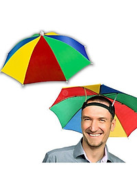 Dù Đội Đầu Che Mưa Nắng 7 Màu Tiện Lợi Khi Câu Cá, Du Lịch