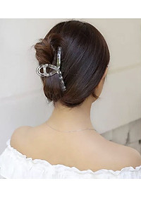  Kẹp tóc, cặp tóc nữ càng cua hàn quốc nhẹ nhàng KT18  - Đen