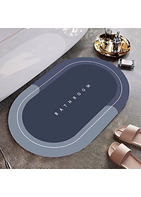 Thảm Lau Chân, COMBO 2 CHIẾC, Thảm Chùi Chân Silicon Siêu Thấm Nước, Chống Trượt, Thảm Phòng Khách, Nhà Tắm