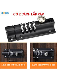Chốt khóa số cửa ngang dùng mật khẩu tiện dụng Hobby home decor LCK