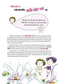 Cẩm Nang Bé Gái Tuổi Dậy Thì - Quyển 1: 160 Câu Hỏi - Đáp Về Sinh Lí Bạn Gái Tuổi Dậy Thì (Tái Bản 2019)