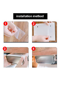 Ngăn Kéo Nhựa Nhỏ Mini, Khay Đựng Bút Gắn, Hộp ngăn kéo Treo Dưới Bàn Làm Việc Giúp Cất Giữ Gọn Gàng Bàn Làm Việc (Giao Màu Ngẫu Nhiên)