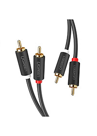Cáp AV 2 đầu hoa sen (RCA) dài 2M Ugreen 10518 - Hàng chính hãng