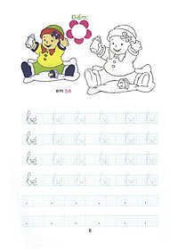 Sách Chuẩn Bị Cho Bé Vào Lớp 1: Tô Chữ Cái Và Tô Màu (Quyển 1)