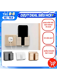 Giá đỡ điện thoại dán tường khi sạc MW5 kiêm khay đựng remote ( Màu ngẫu nhiên) Hàng chính hãng