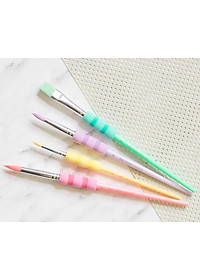 Bộ 4 Cọ Vẽ Grip Màu Pastel - Faber-Castell 481620