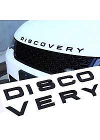 Tem dán trang trí xe ô tô ,tem dán chữ DISCOVERY  màu vàng,bạc, đen