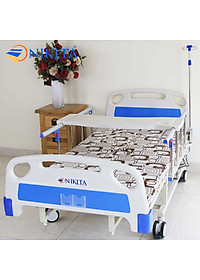 Giường y tế - DCN06 - Nâng đầu, Nâng hạ chân, Nghiêng trái, phải - Có chổ để bô - Chậu gội đầu tiện dụng tại giường - Chính hãng NIKITA