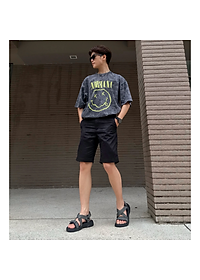 Giày Sandal Nam The Bily Quai Chéo Đôi - Màu Xám BL02X