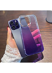 Ốp lưng chống sốc cho iPhone 14 Pro / 14 Pro Max / 12 Pro Max hiệu Likgus Luxury Gradient trang bị viền Camera ánh kim sang trọng , chống sốc chống va đập - Hàng nhập khẩu