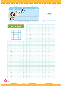 Sách Cùng Khủng Long Học Nét Cơ Bản Quyển 1 (Các Nét Đầu Tiên) Bé Gái