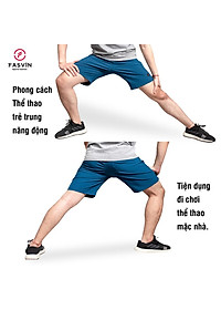 Quần đùi nam fasvin Q20201.HN vải gió chun mềm mại co giãn thoải mái
