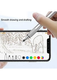 Bút cảm ứng 2 đầu 2 in 1 hiệu Baseus Smart Pen cho Samsung, Huawei, iPhone, iPad, PC , Tablet   - Hàng nhập khẩu