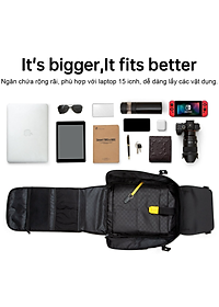 Balo Divoom – Pixoo Backpack-M có màn hình LED tùy chỉnh bằng APP, ngăn chứa lớn vừa Laptop 14 Inch, chống thấm nước cho hoạt động ngoài trời